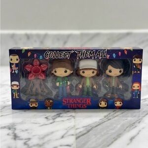 Stranger Things Collectible Figure Set Demogorgon Dustin Mike Lucas Funko Style